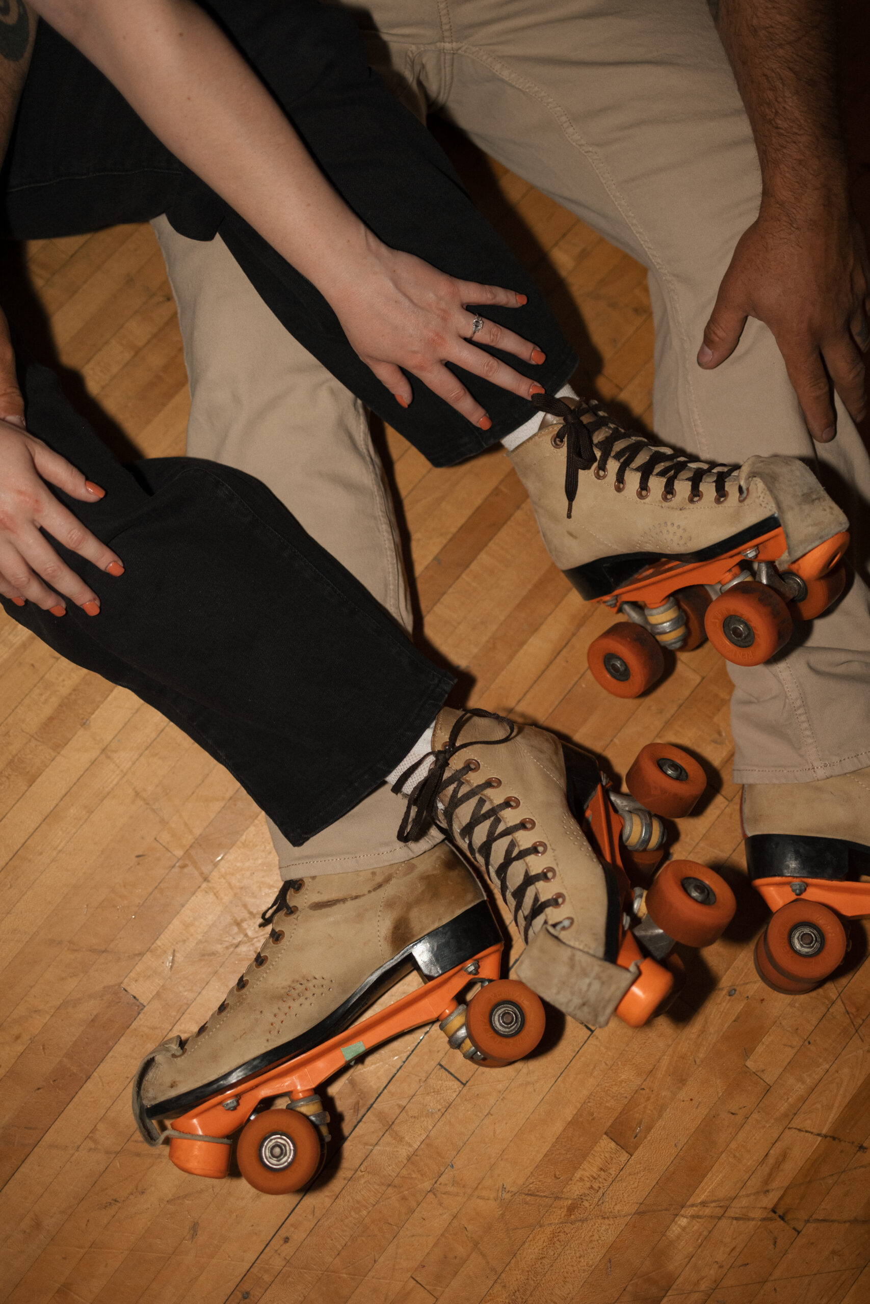 Roller Skating Engagement Shoot