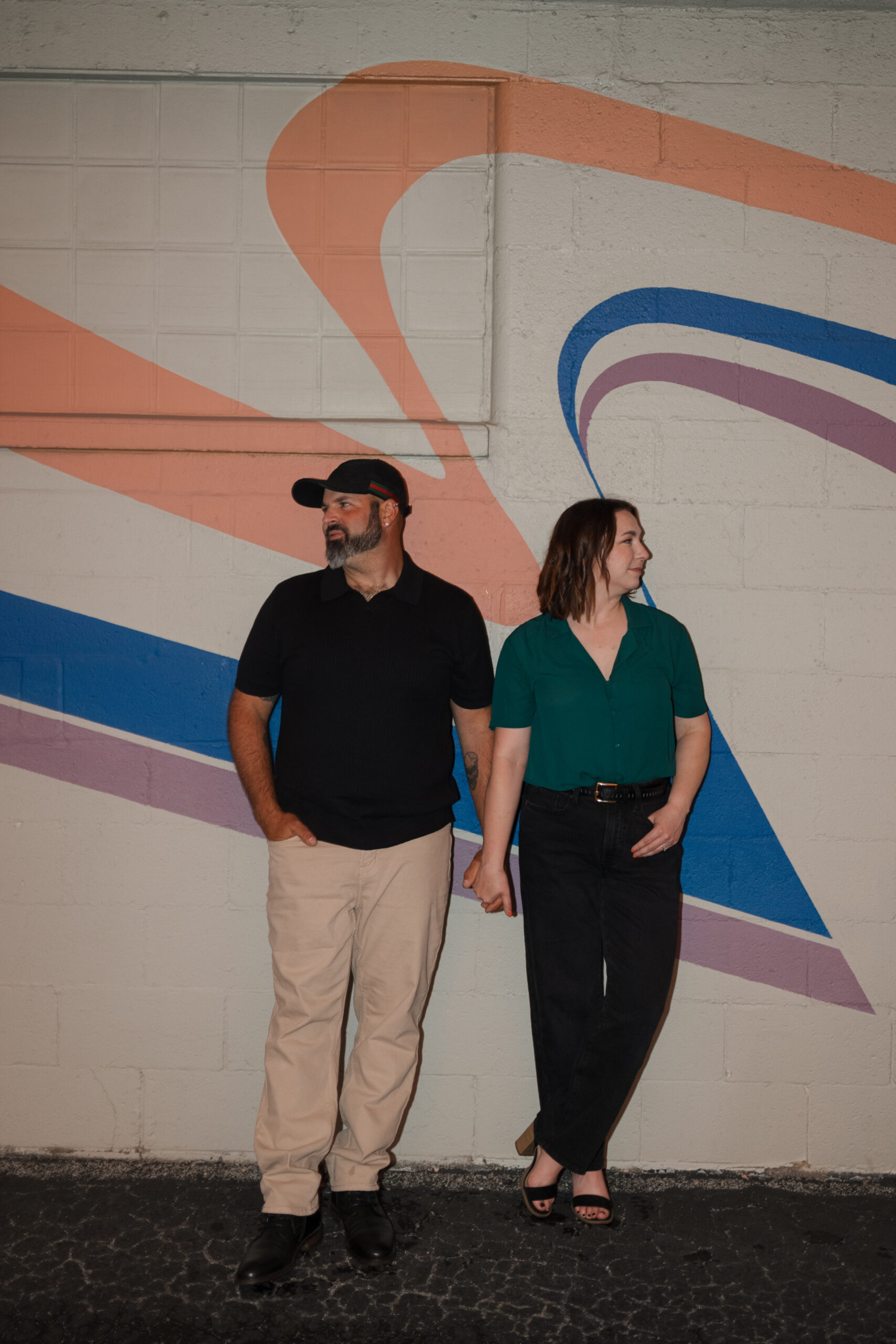 Roller Dome Roller skating engagement shoot