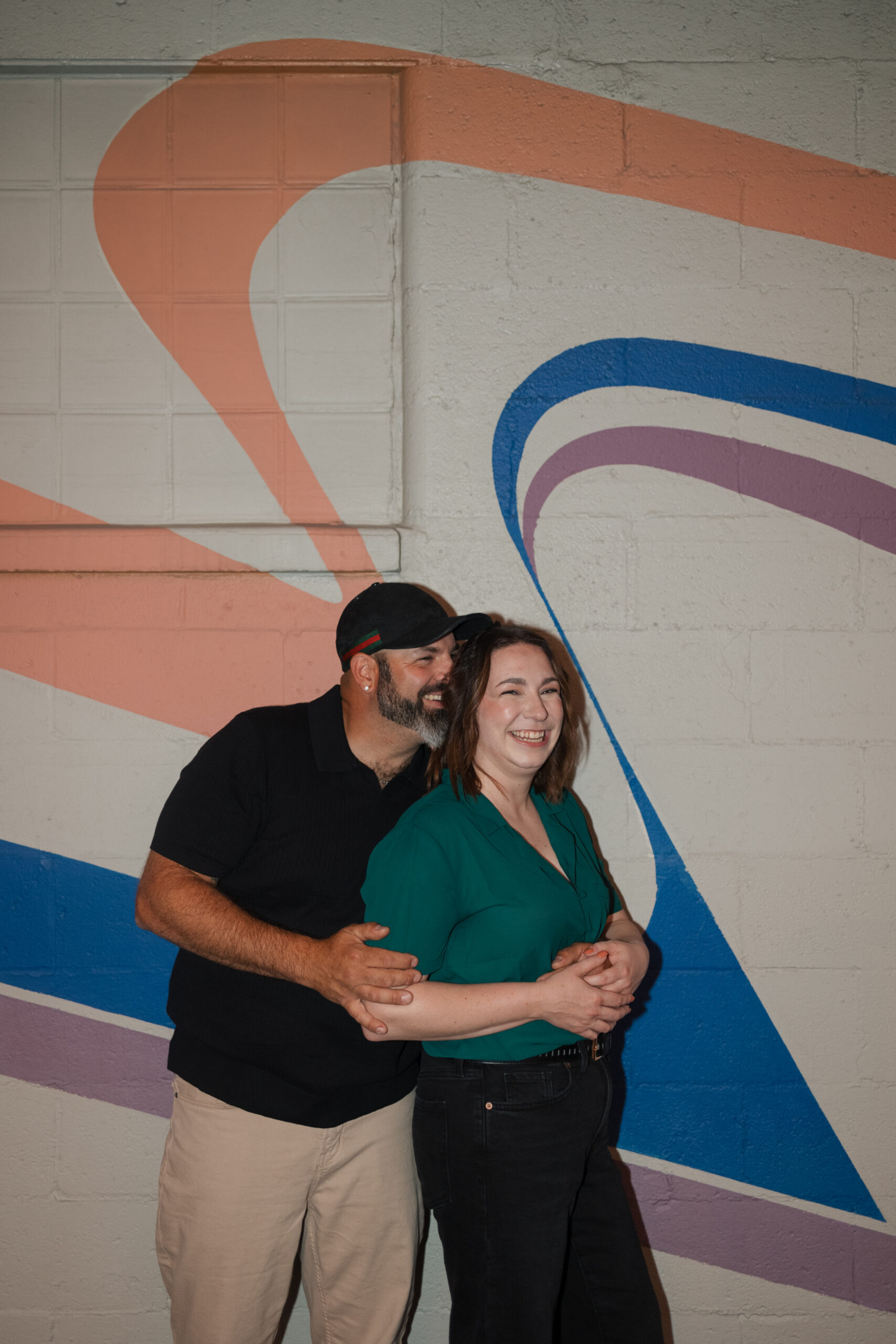 Roller Dome Roller skating engagement shoot